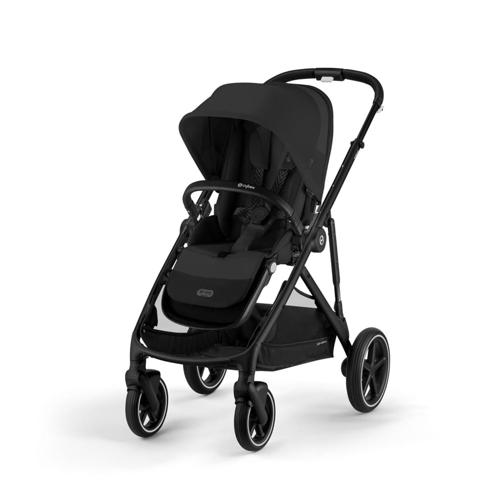 Encontraproduto.com.br - Carrinho de Bebê Duplo Modular com Mais de 20 Configurações e Inclui Cesto de Compras Removível, Cybex Gazelle S, Preto