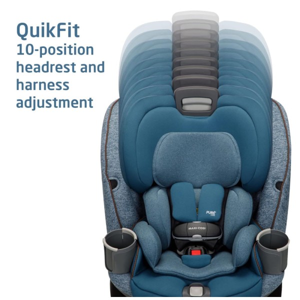 Encontraproduto.com.br - Cadeira de Bebê para Carro, Multifuncional Giuratória 360, Maxi-Cosi Emme, Azul Pacifico