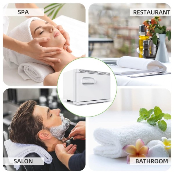 Encontraproduto.com.br - Aquecedor de Toalha Elétrico para Barbearia 8L, 110V, DEPFALL, Branco