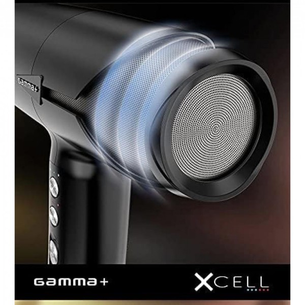 Encontraproduto.com.br - Secador de Cabelo Profissional com 12 Temperaturas, 110v, GAMMA, Vermelho