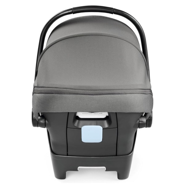 Encontraproduto.com.br - Cadeira de Carro Infantil com Base e Barra Anti-Rebote, para Bebês de 1,8 kg a 15,8 kg, Peg Perego Primo Viaggio, Cinza