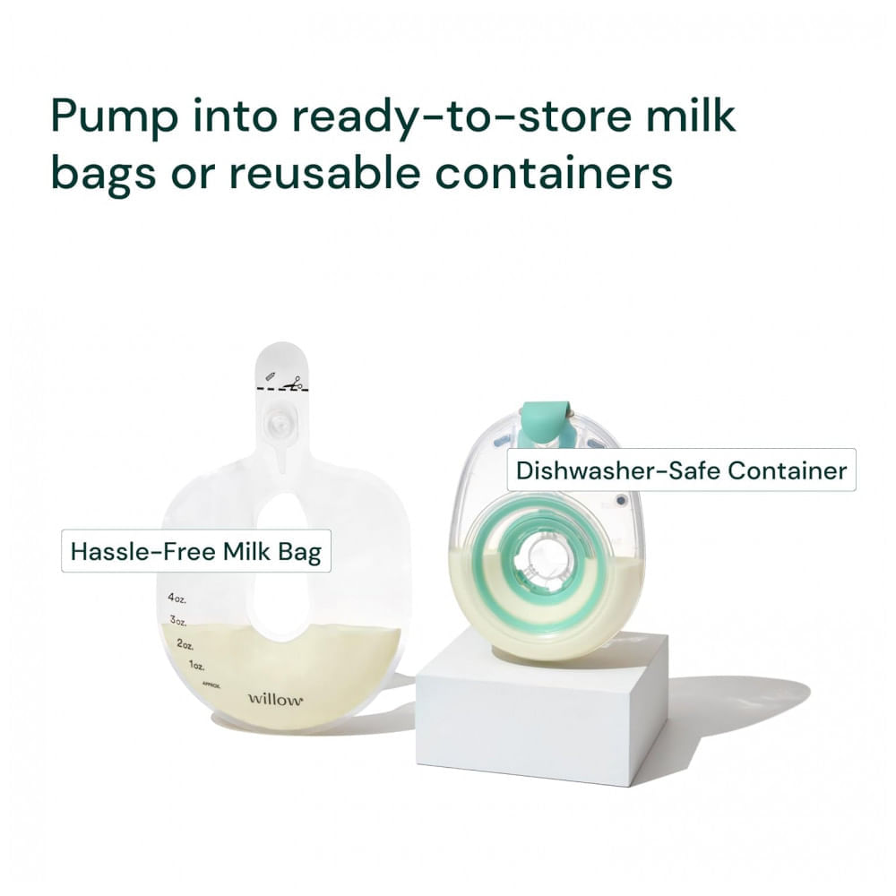 Willow Pump Wearable Double Electric Breast Pump Willow 3.0 Leak Proof Wearable Breast Pump with App The Only Pump That Lets You Pump in Any Position