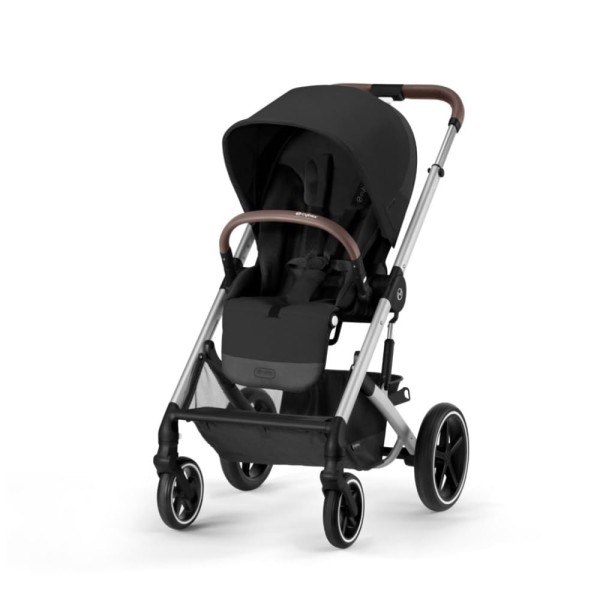 Encontraproduto.com.br - Carrinho de Bebê com Assento Reversível, Arnês de Um Puxão e Reclinação Múltipla, Cybex Balios S Lux, Preto