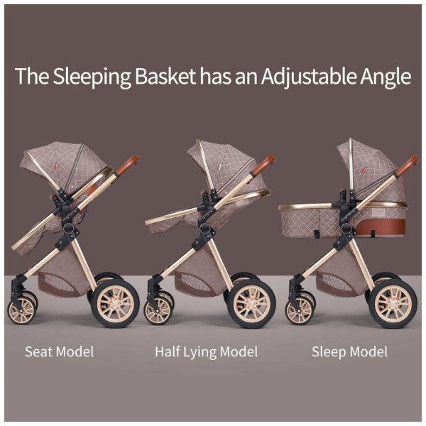 Encontraproduto.com.br - Carrinho de Bebê com Assento Reversível, Arnês de Um Puxão e Reclinação Múltipla, Cybex Balios S Lux, Preto