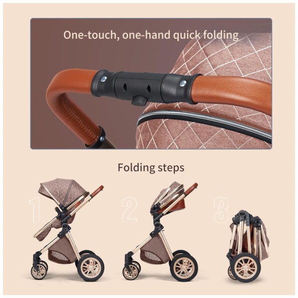Encontraproduto.com.br - Carrinho de Bebê com Assento Reversível, Arnês de Um Puxão e Reclinação Múltipla, Cybex Balios S Lux, Preto