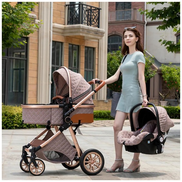 Encontraproduto.com.br - Carrinho de Bebê com Assento Reversível, Arnês de Um Puxão e Reclinação Múltipla, Cybex Balios S Lux, Preto