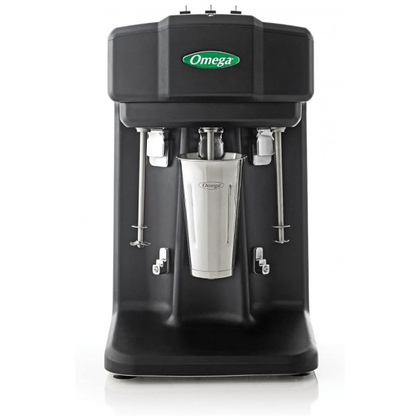 Encontraproduto.com.br - Máquina para Milk Shaque Tripla Omega Profissional com Copo em Aço Inoxidável 110V