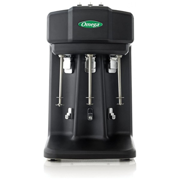 Encontraproduto.com.br - Máquina para Milk Shaque Tripla Omega Profissional com Copo em Aço Inoxidável 110V