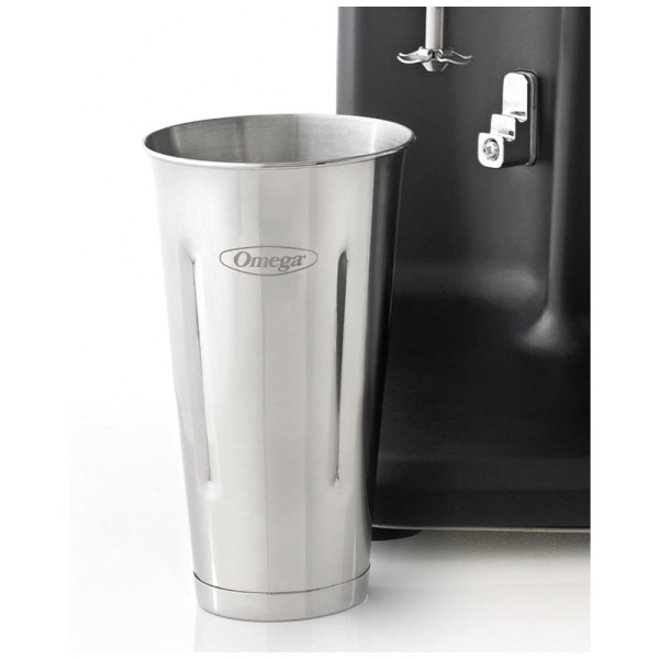 Encontraproduto.com.br - Máquina para Milk Shaque Tripla Omega Profissional com Copo em Aço Inoxidável 110V