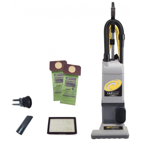 Aspirador de Pó Profissional com Filtro HEPA ProTeam ProForce 1200XP, 110V 924W, Cinza