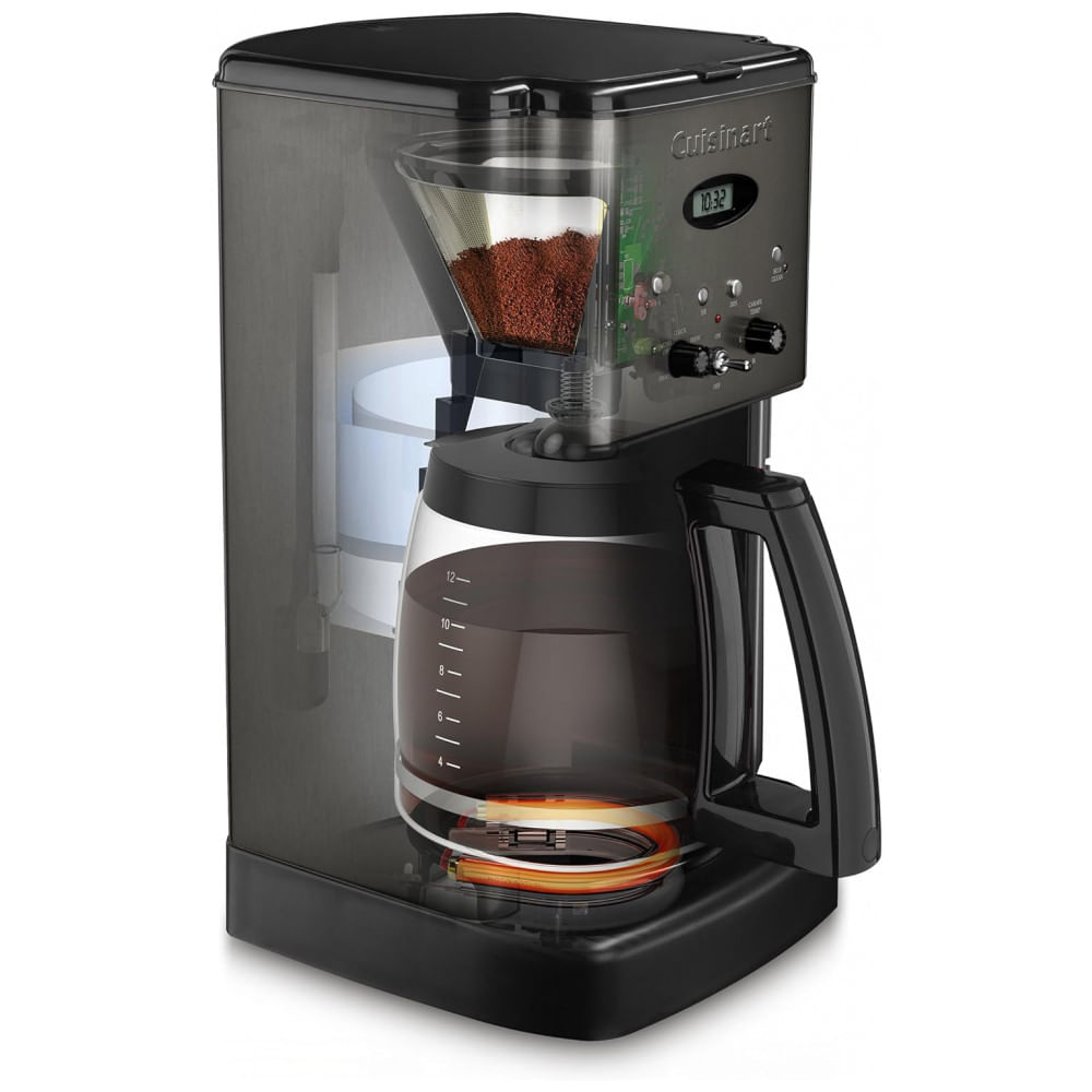 Encontraproduto.com.br - Cuisinart DCC 1200 Cafeteira Programável com Desligamento Automático 2.8L, 110V, Preta