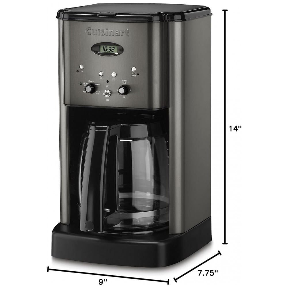 Encontraproduto.com.br - Cuisinart DCC 1200 Cafeteira Programável com Desligamento Automático 2.8L, 110V, Preta
