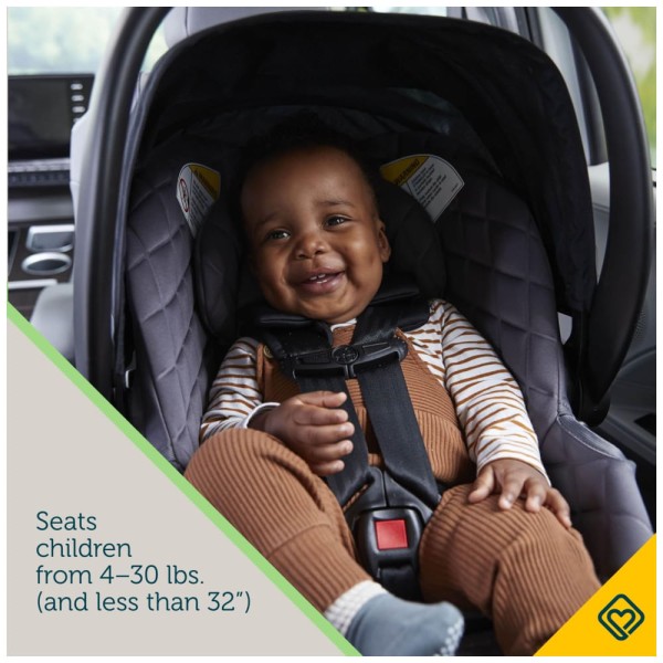 Encontraproduto.com.br - Cadeira de Bebe para Carro com Instalação Rápida e Fácil e Proteção de Impacto Lateral, Safety 1st onBoard, Preto e Azul