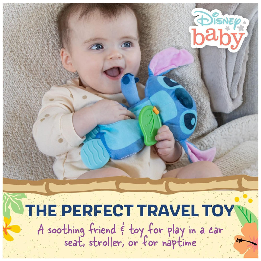 Brinquedo de Pelúcia e Mordedor Sensorial para Bebês e Crianças, KIDS PREFERRED, Azul