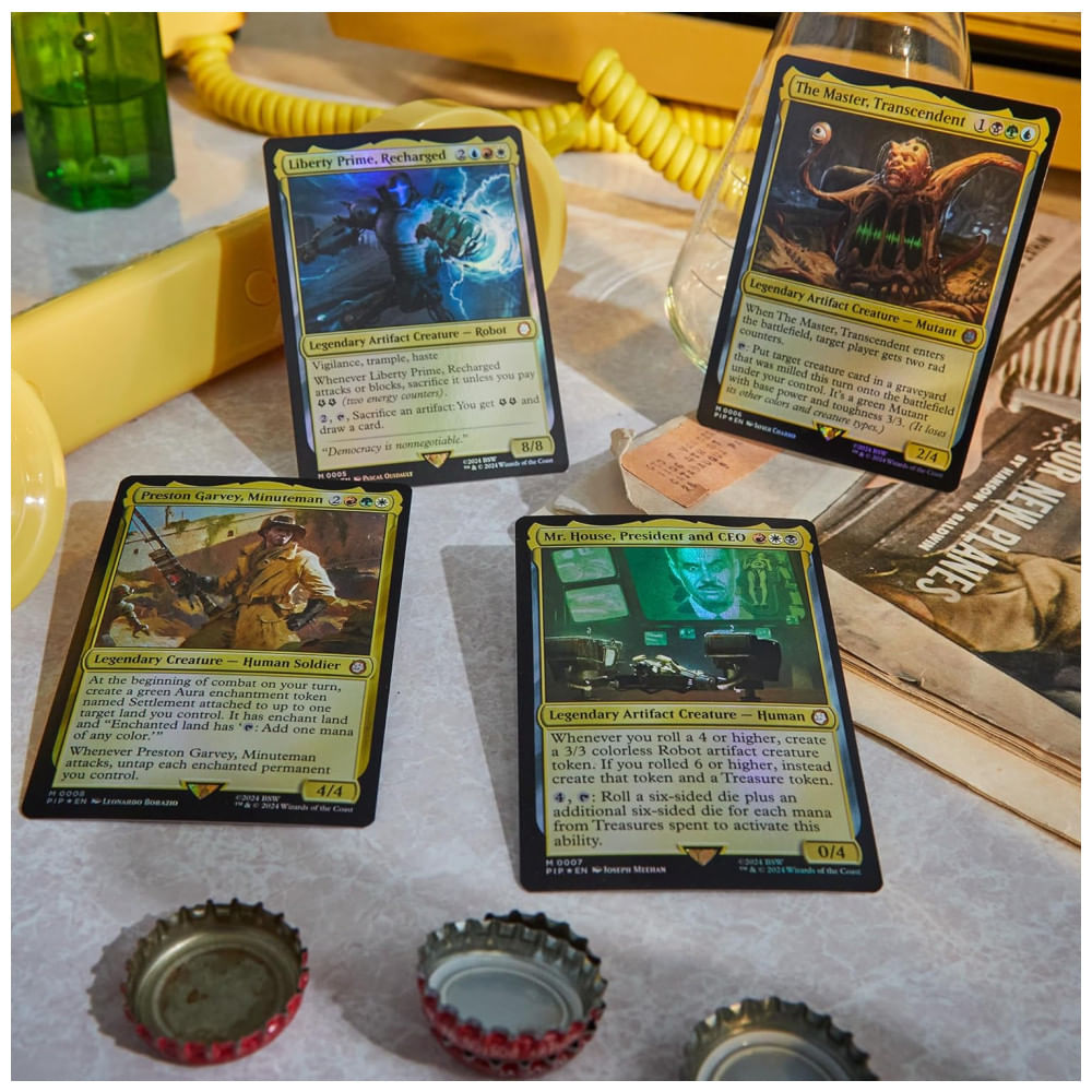 Encontraproduto.com.br - Magic: The Gathering Fallout Pacote de Decks de Comandante - Inclui todos os 4 Decks Hail Caesar, Scrappy Survivors, Science! e Mutant Menace