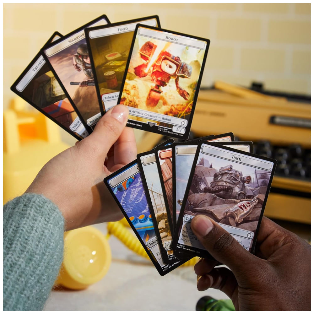 Encontraproduto.com.br - Magic: The Gathering Fallout Pacote de Decks de Comandante - Inclui todos os 4 Decks Hail Caesar, Scrappy Survivors, Science! e Mutant Menace