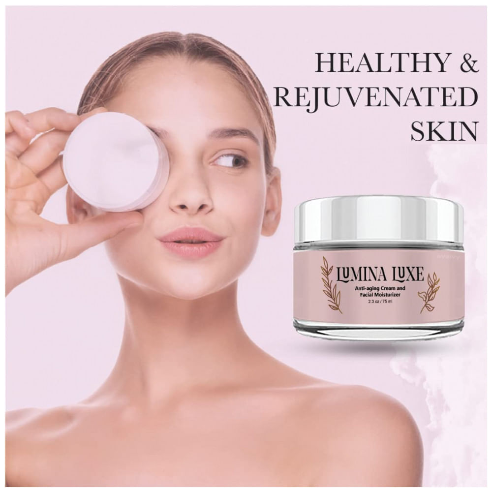 Encontraproduto.com.br - Creme Anti Idade e Hidratante Facial Único, 60 mL, Lumina Luxe