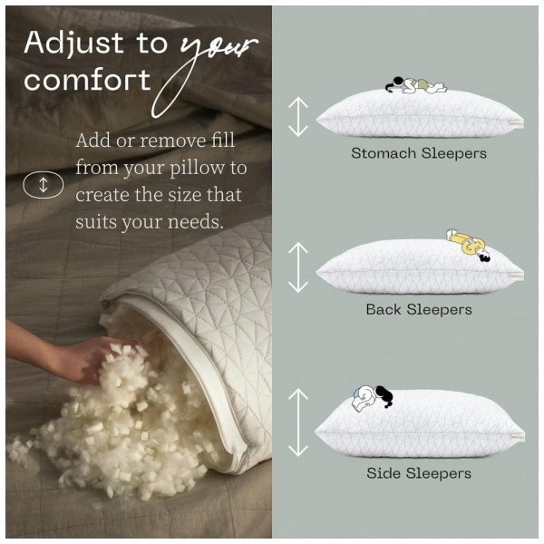 Encontraproduto.com.br - Travesseiro King Premium Antialérgico, 91 x, 1 UN, COOP HOME GOODS FBACOOPKING, Branco