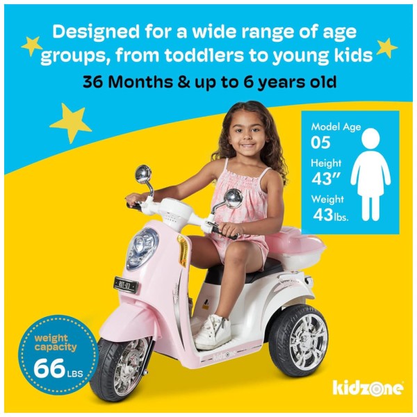Encontraproduto.com.br - Patinete Elétrico Infantil com Luzes Coloridas, Velocidade até 16 km/h, Tela LED e Altura Ajustável para Crianças de 8 a...