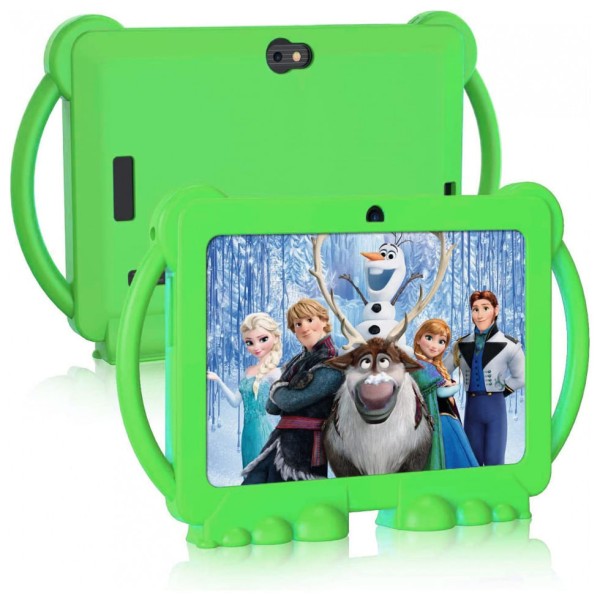 Encontraproduto.com.br - Tablet Infantil 7 Educativo com Controle de Pais, WiFi e Câmera Dupla, Android 11 3GB RAM, YOBANSE, Verde