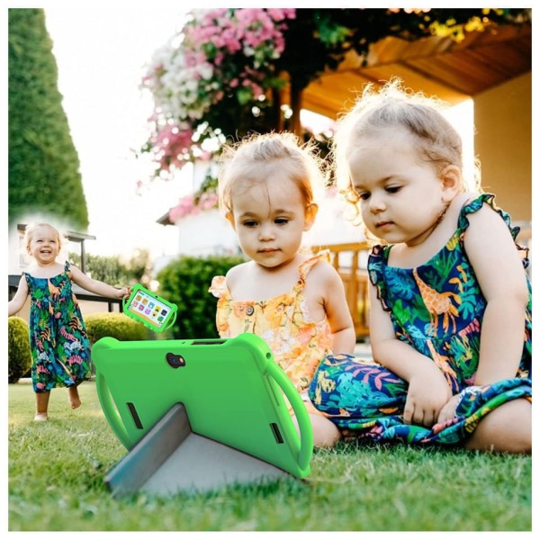 Encontraproduto.com.br - Tablet Infantil 7 Educativo com Controle de Pais, WiFi e Câmera Dupla, Android 11 3GB RAM, YOBANSE, Verde