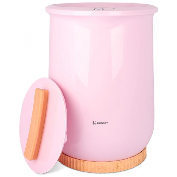 Encontraproduto.com.br - Aquecedor de Toalha Elétrico até 2 Toalhas com Desligamento Automático, 110V, Keenray CL1, Rosa