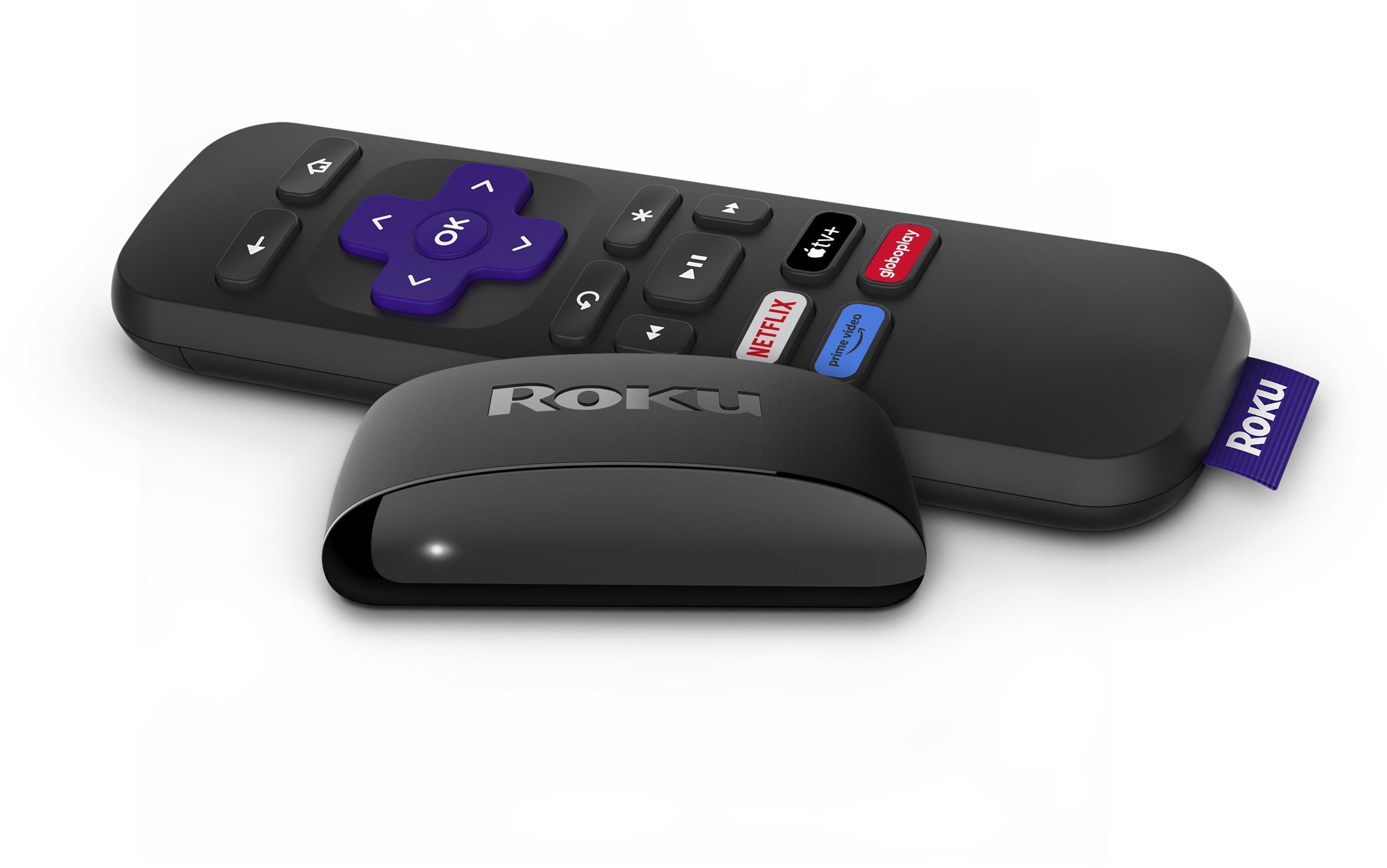 Encontraproduto.com.br - Conversor Roku Express Streaming Player em HD e Full HD Transforma sua TV em Smart TV NETFLIX APPLE TV PRIME DISNEY+ 3960BR-SG