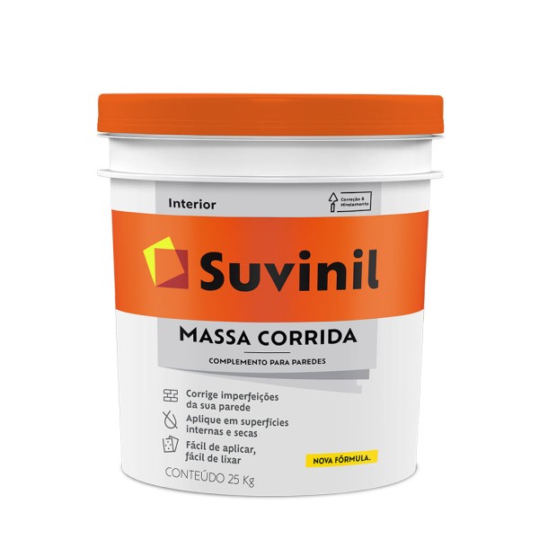 Massa Corrida 25kg Balde Suvinil