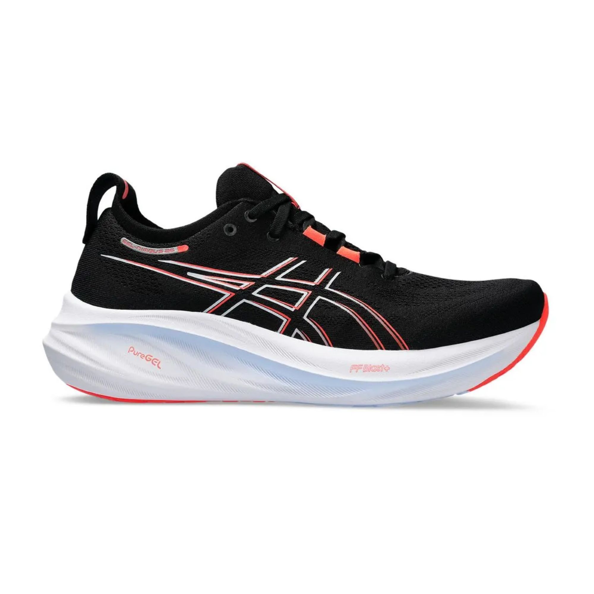 Tênis Asics Gel Nimbus 26 Masculino - Preto/Branco