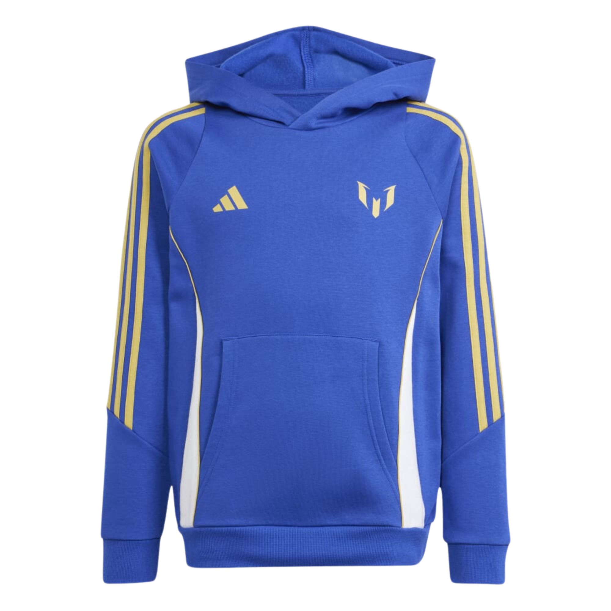 Blusão Com Capuz Adidas Messi  Hoody Infantil - Azul