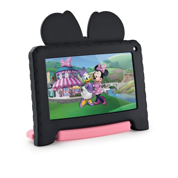 Encontraproduto.com.br - Tablet Minnie com Controle Parental 4GB RAM + 64GB + Tela 7 pol + Case + Wi-fi + Android 13 +  Quad Core Multi - NB414OUT [Reembalado]