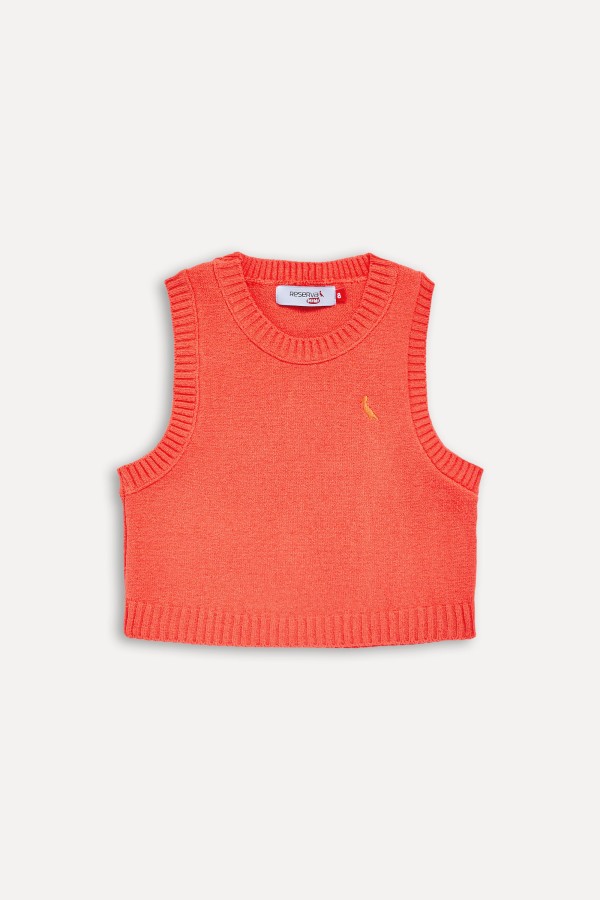 Top Menina Liso Tricot