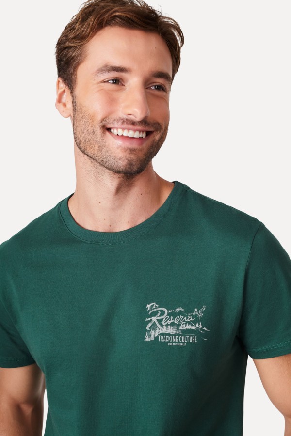 Camiseta Slim Est Tracking Culture