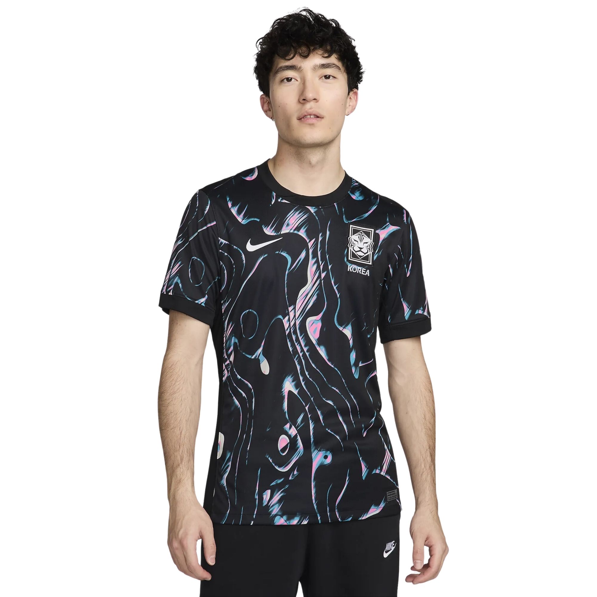 Camisa Coreia do Sul II 2024/25 Nike KFA Torcedor Pro Masculina - Preta