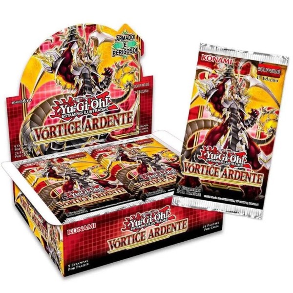 Encontraproduto.com.br - Booster Box Yu-Gi-Oh! Vórtice Ardente