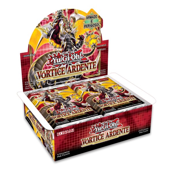 Encontraproduto.com.br - Booster Box Yu-Gi-Oh! Vórtice Ardente
