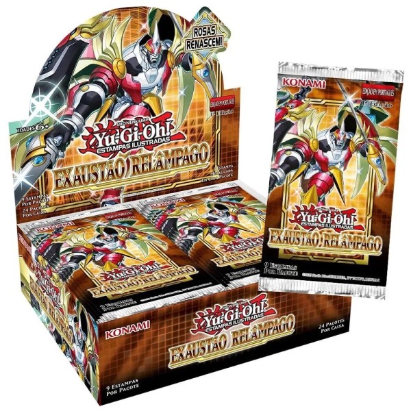 Encontraproduto.com.br - Booster Box Yu-Gi-Oh! Exaustão Relâmpago