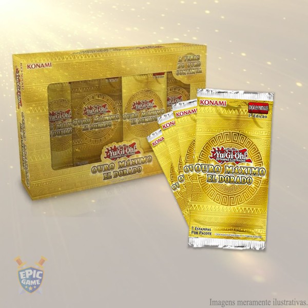 Encontraproduto.com.br - Caixa Yugioh! Ouro Máximo El Dorado - Maximum Gold Konami