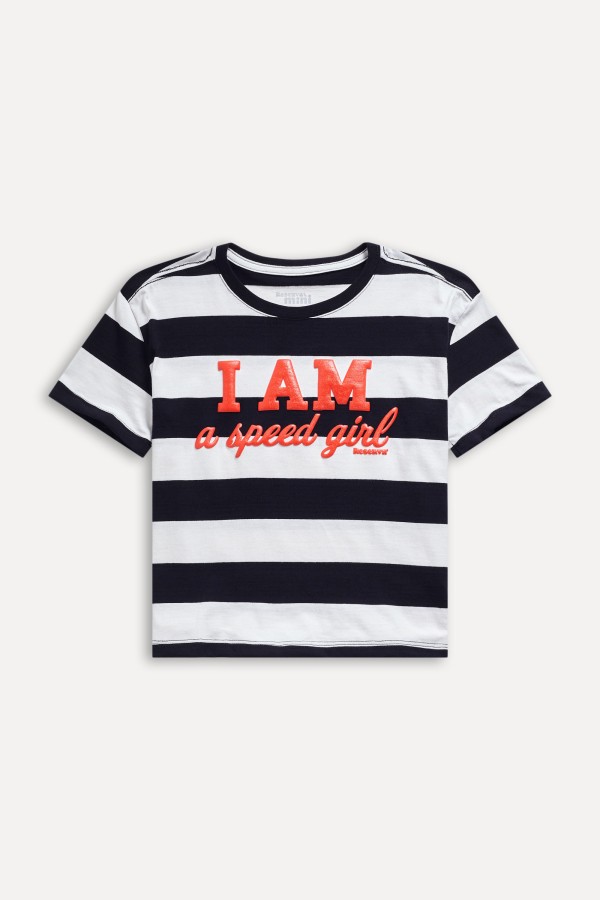 Camiseta Menina Estampada Speed Girl