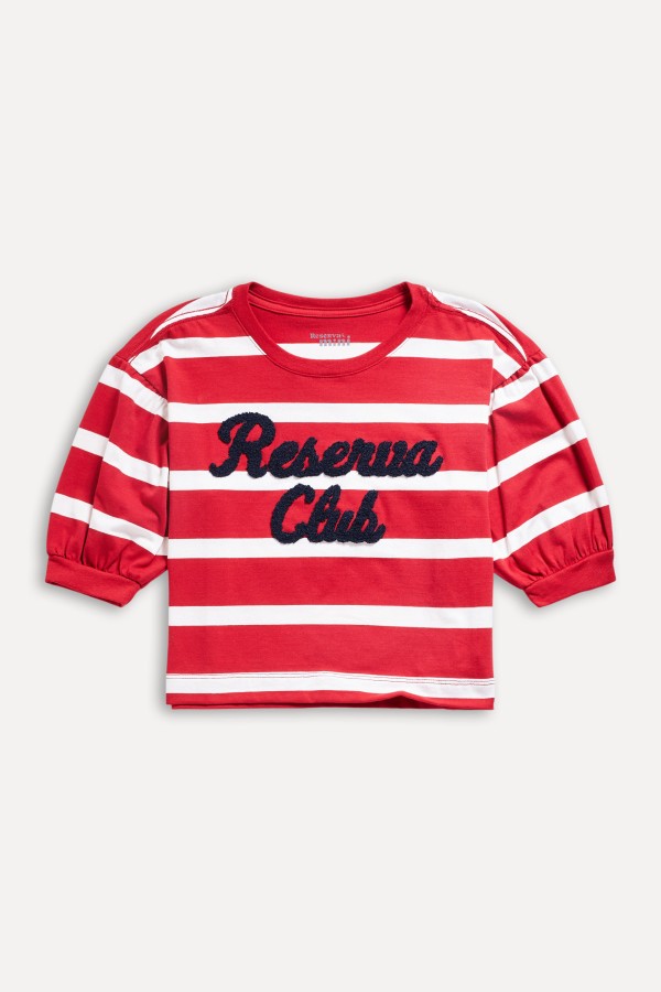 Camiseta Menina Bordado Reserva Club