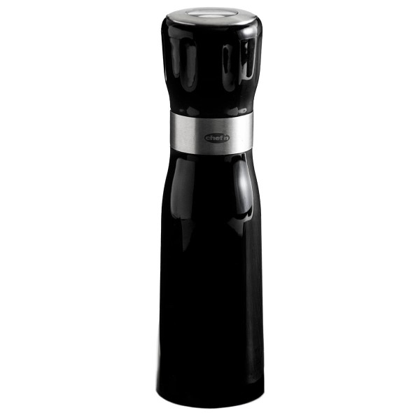 Encontraproduto.com.br - Moedor de Sal e Pimenta Manual Profissional Preto Chef'n