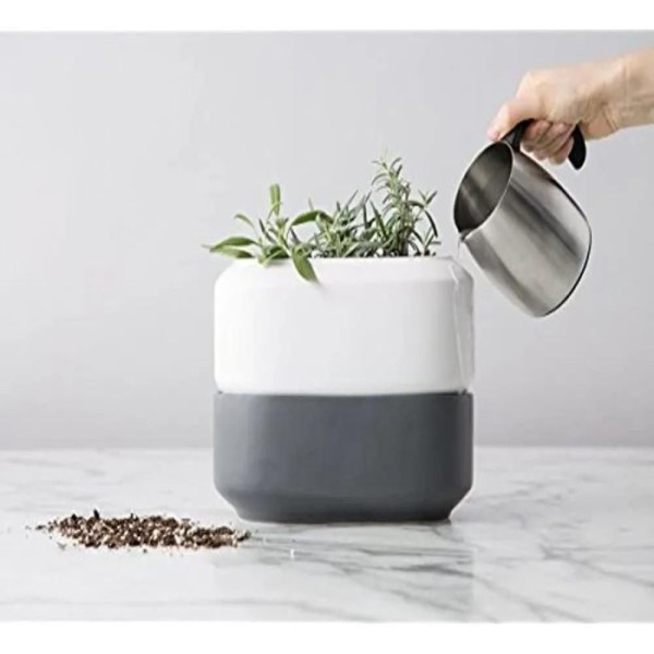 Encontraproduto.com.br - Vaso para Ervas Com Sistema de Auto Regador Grande Chefn