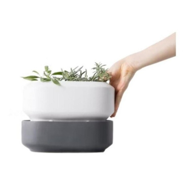 Encontraproduto.com.br - Vaso para Ervas Com Sistema de Auto Regador Grande Chefn