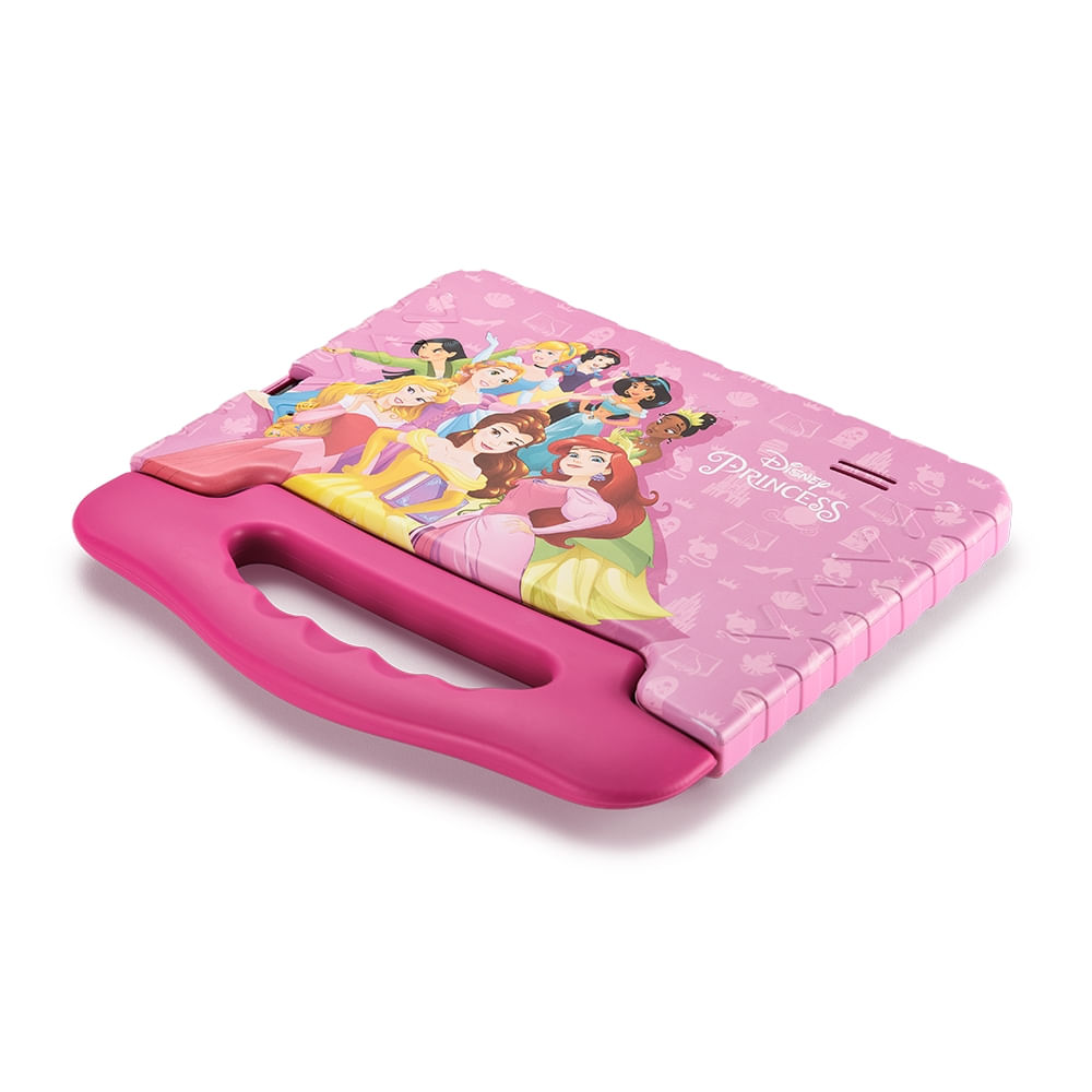 Encontraproduto.com.br - Tablet Infantil Princesas 4GB RAM + 64GB + Tela 7 pol + Case + Wi-fi + Android 13 + Quad Core Multi - NB418OUT [Reembalado]