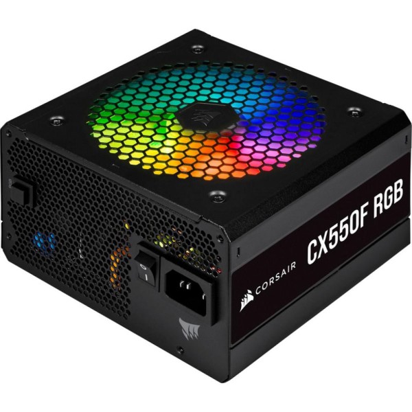 Encontraproduto.com.br - Fonte Corsair Cx Series Cx550f 550w Full Modular 80 Preta