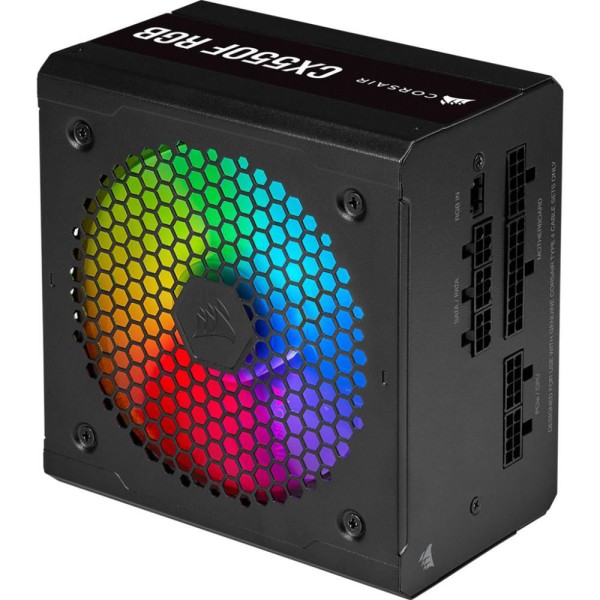 Encontraproduto.com.br - Fonte Corsair Cx Series Cx550f 550w Full Modular 80 Preta