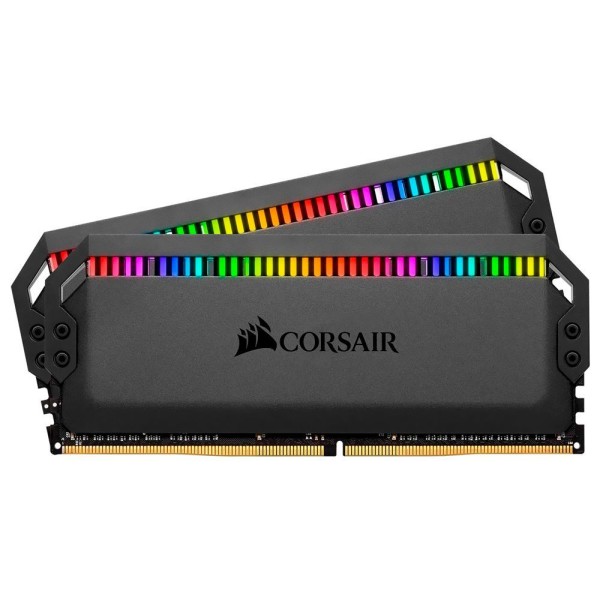Encontraproduto.com.br - Memória Ram Corsair Dominator Platinum Ddr4 16gb (2x8gb) 3200mhz Rgb - Preto (cmt16gx4m2e3200c16)