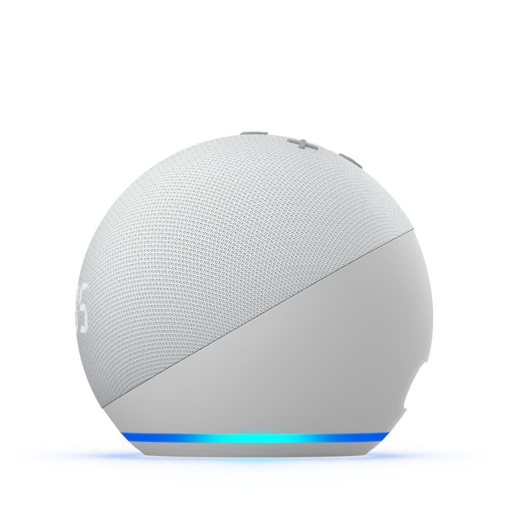 Encontraproduto.com.br - Amazon Echo Dot 4ª geração Smart Speaker com Relógio e Alexa - Branca