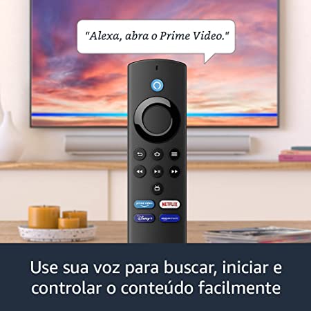 Encontraproduto.com.br - Fire TV Amazon Stick Lite (2ª geração) com Controle Remoto Lite por Voz com Alexa