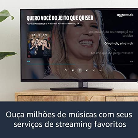 Encontraproduto.com.br - Fire TV Amazon Stick Lite (2ª geração) com Controle Remoto Lite por Voz com Alexa